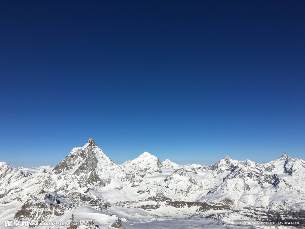 山 雪 阿尔卑斯山 冬天