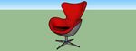 Sketchup草图椅子模型