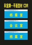 科室牌和单位牌电脑制作