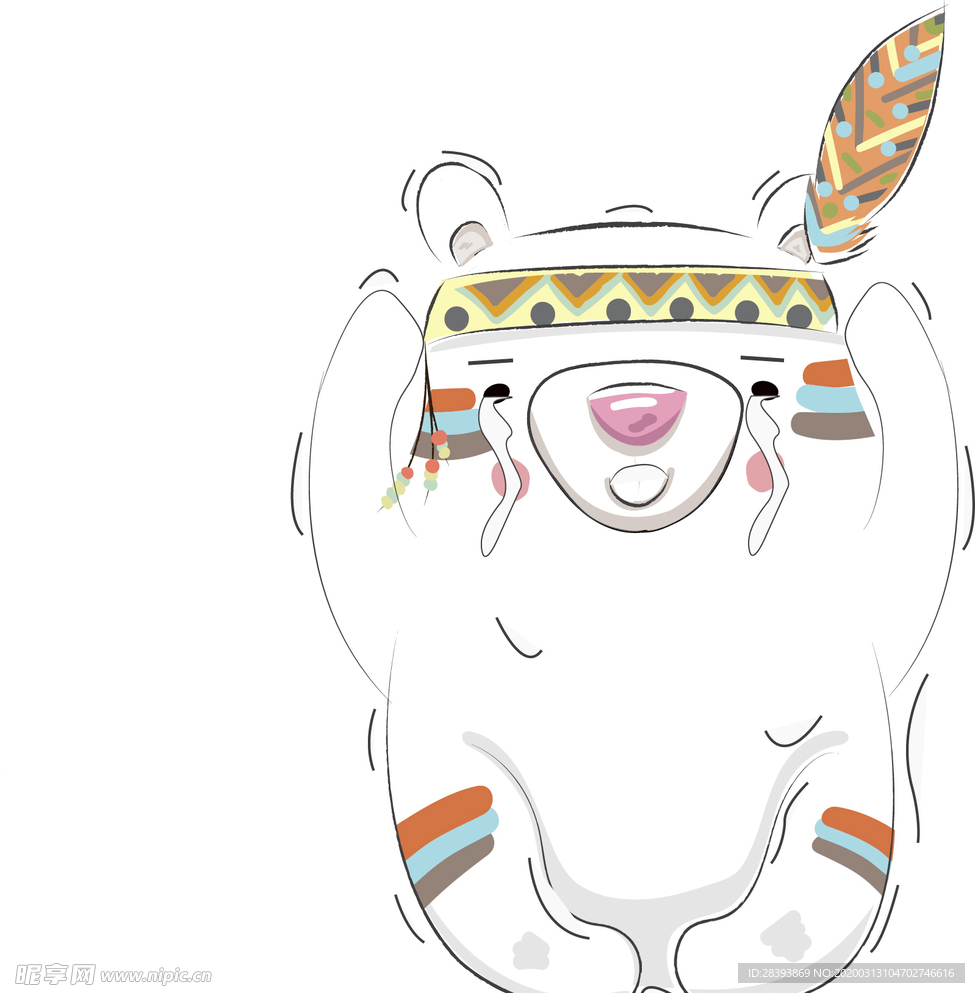 矢量图 熊