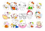 Kitty猫卡通图案