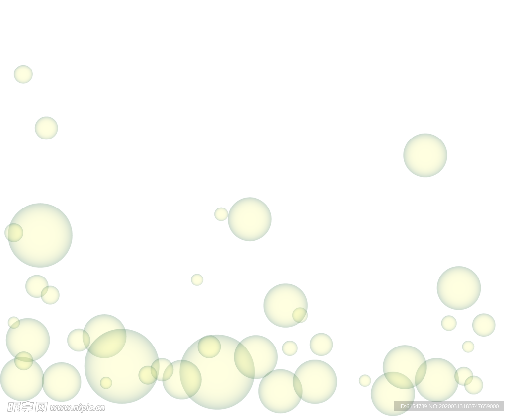 彩色透明肥皂泡气泡水泡泡泡元素