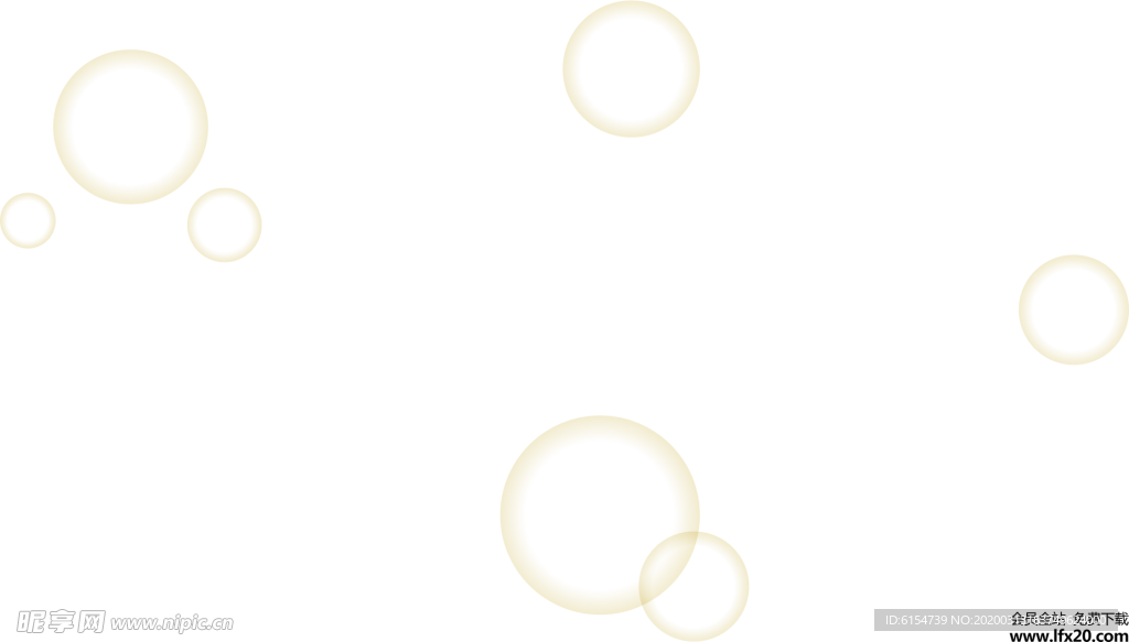 彩色透明肥皂泡气泡水泡泡泡元素