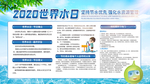 2020世界水日 宣传栏