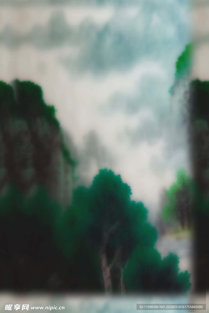 抽象山水