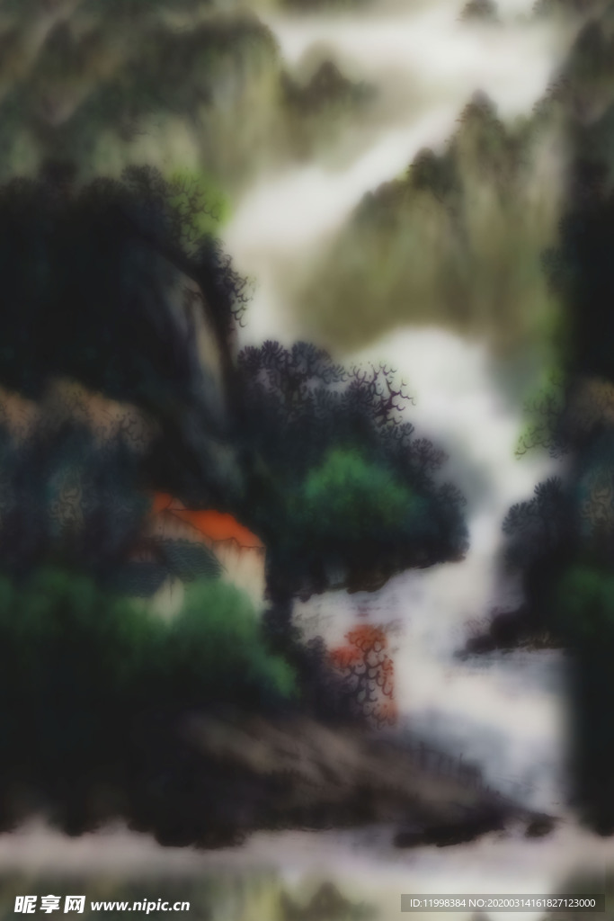 抽象山水