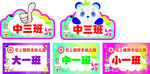 幼儿园班牌中三班