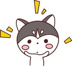 小清新动物可爱哈士奇
