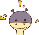 小清新动物可爱河马