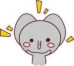 小清新动物可爱小象