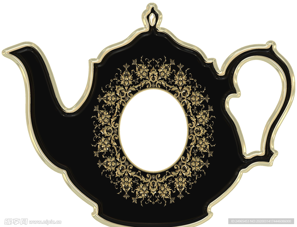 抽象茶壶