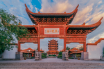 武汉地标旅游景点黄鹤楼