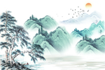新中式背景墙