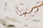 新中式背景墙