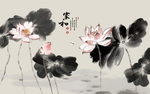 新中式背景墙