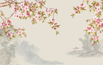 新中式背景墙