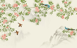 新中式背景墙