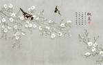 新中式背景墙
