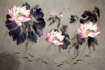 新中式背景墙