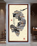 上善若水玄关画