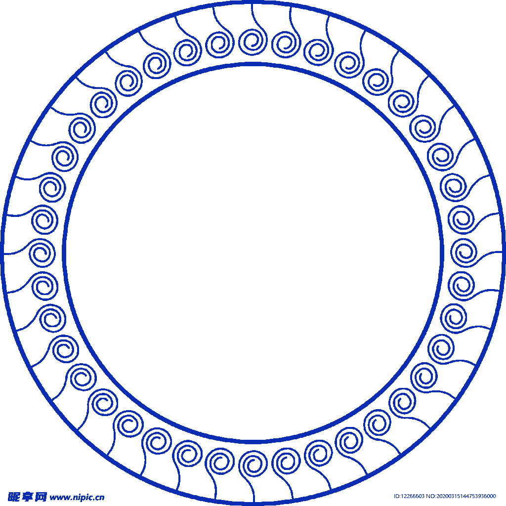 圆形花边