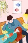 情人节插画