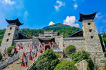 湖北黄陂清凉寨5A景区风光