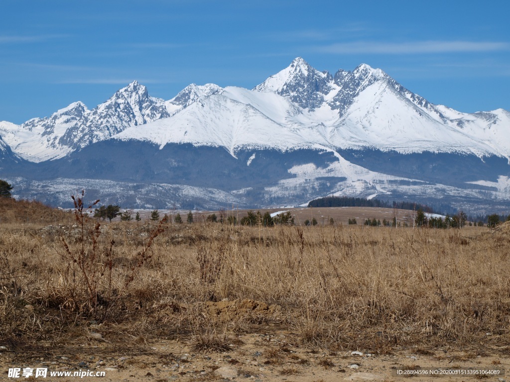 山 大自然 全景 国家 旅游