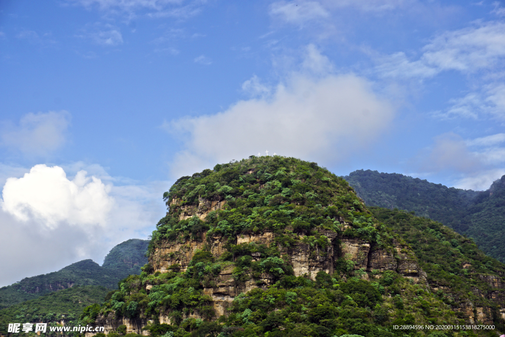 墨西哥 景观 山 天空 树 绿