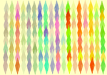 菱形彩虹色分层背景图案
