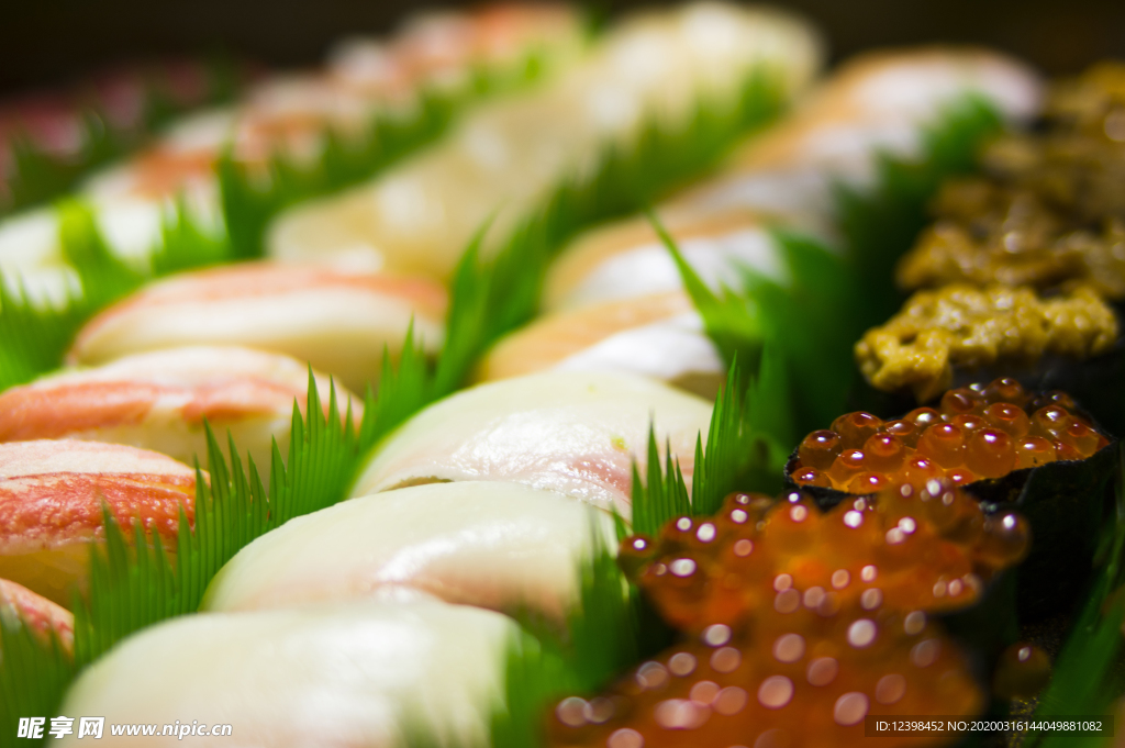 美味的寿司料理