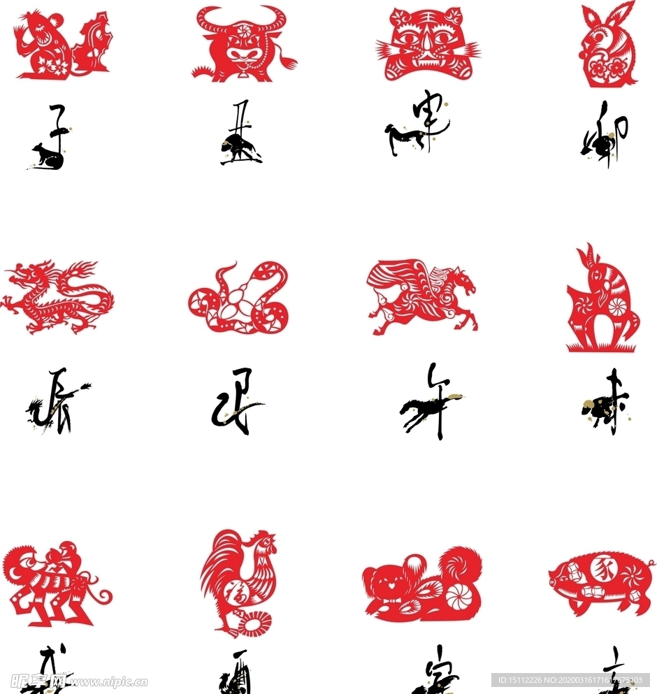 十二生肖图文