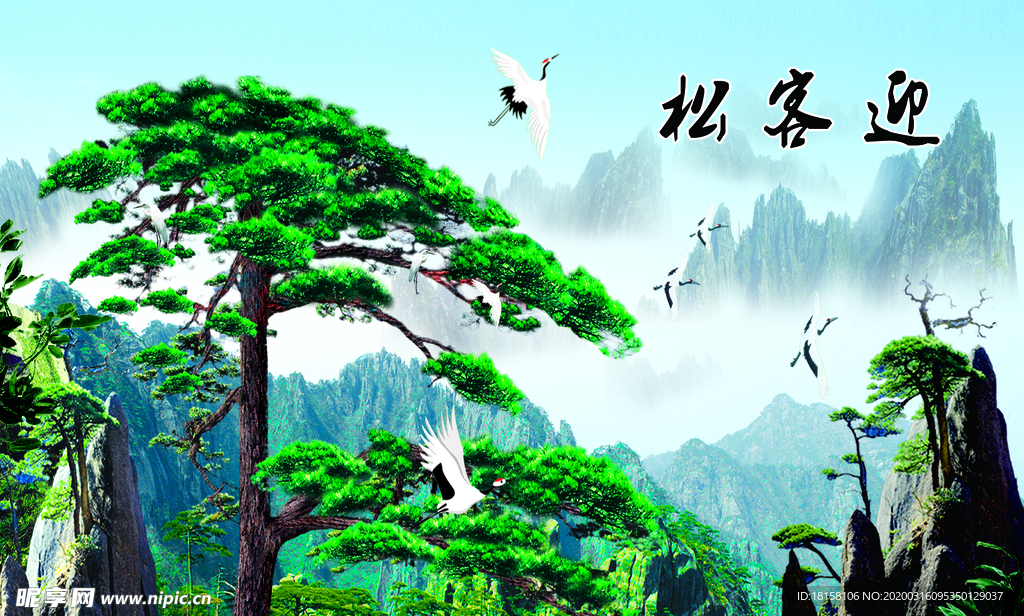迎客松