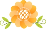 黄色的花朵LOGO