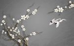 素雅花鸟图