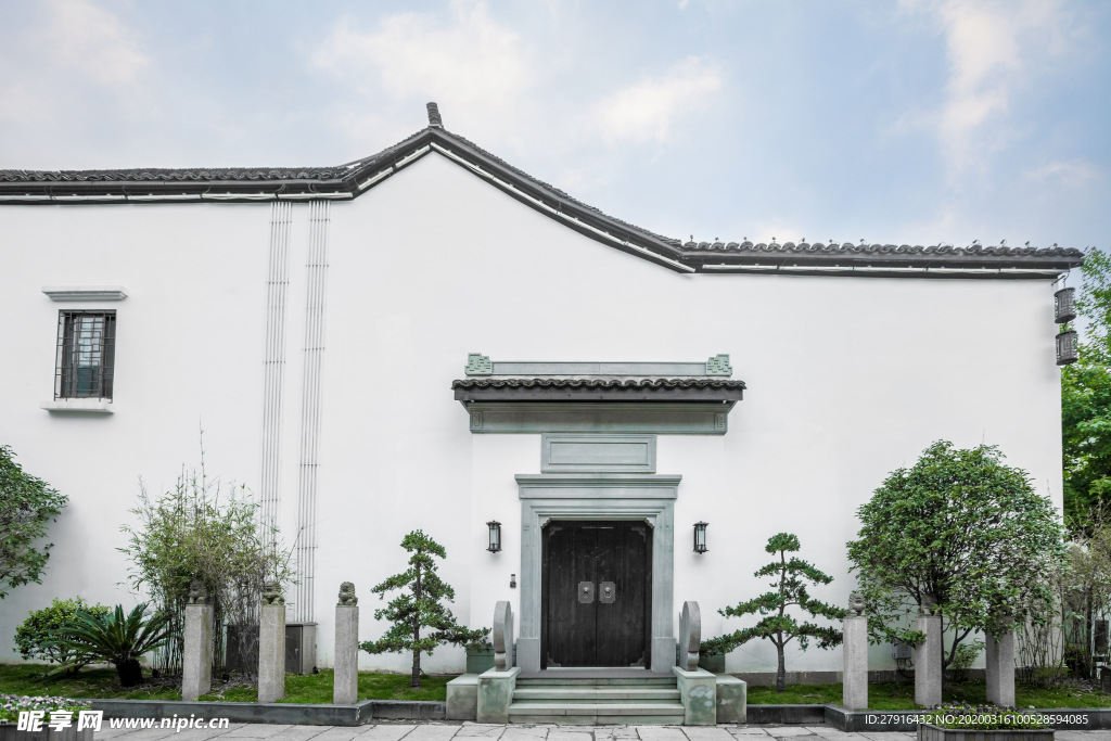 现代中式风格建筑