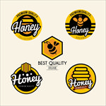 蜂蜜logo标志图标设计