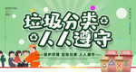 垃圾分类展板