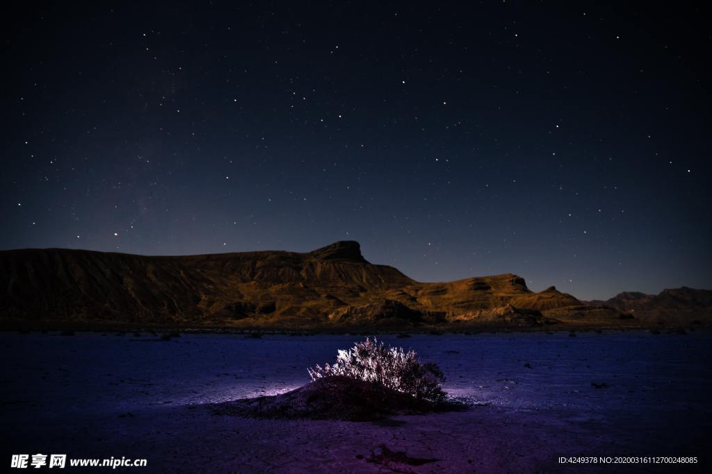 夜晚的星空