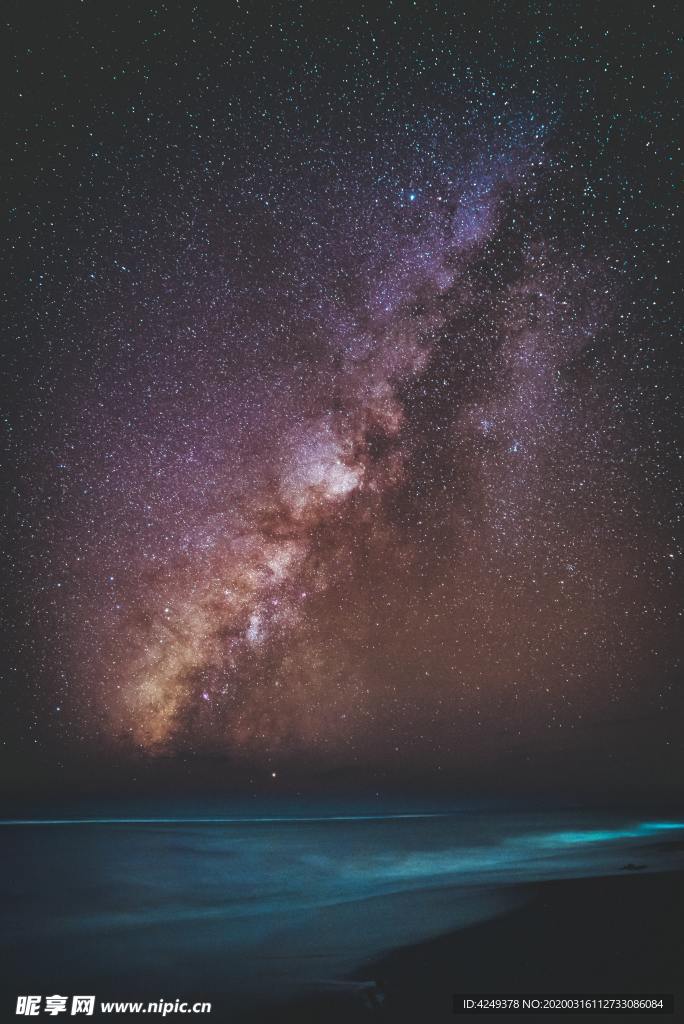 夜晚的星空