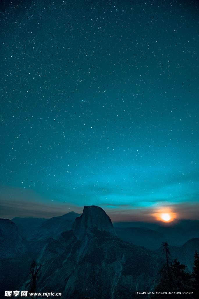 夜晚的星空