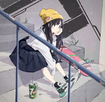 彩色人物动漫插画背景