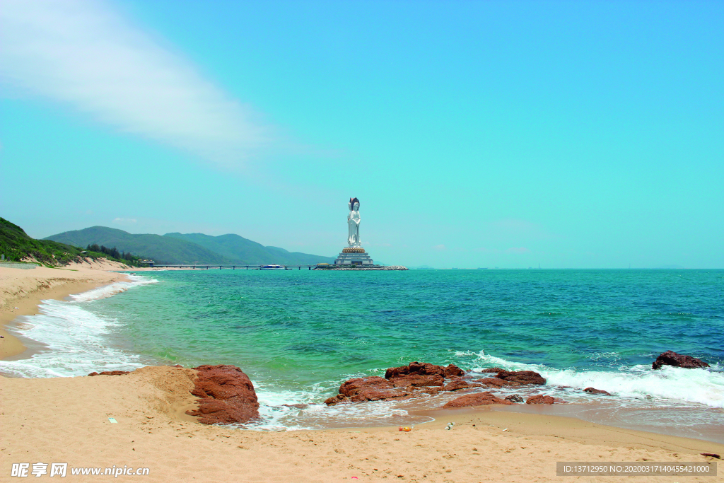 南山海上观音