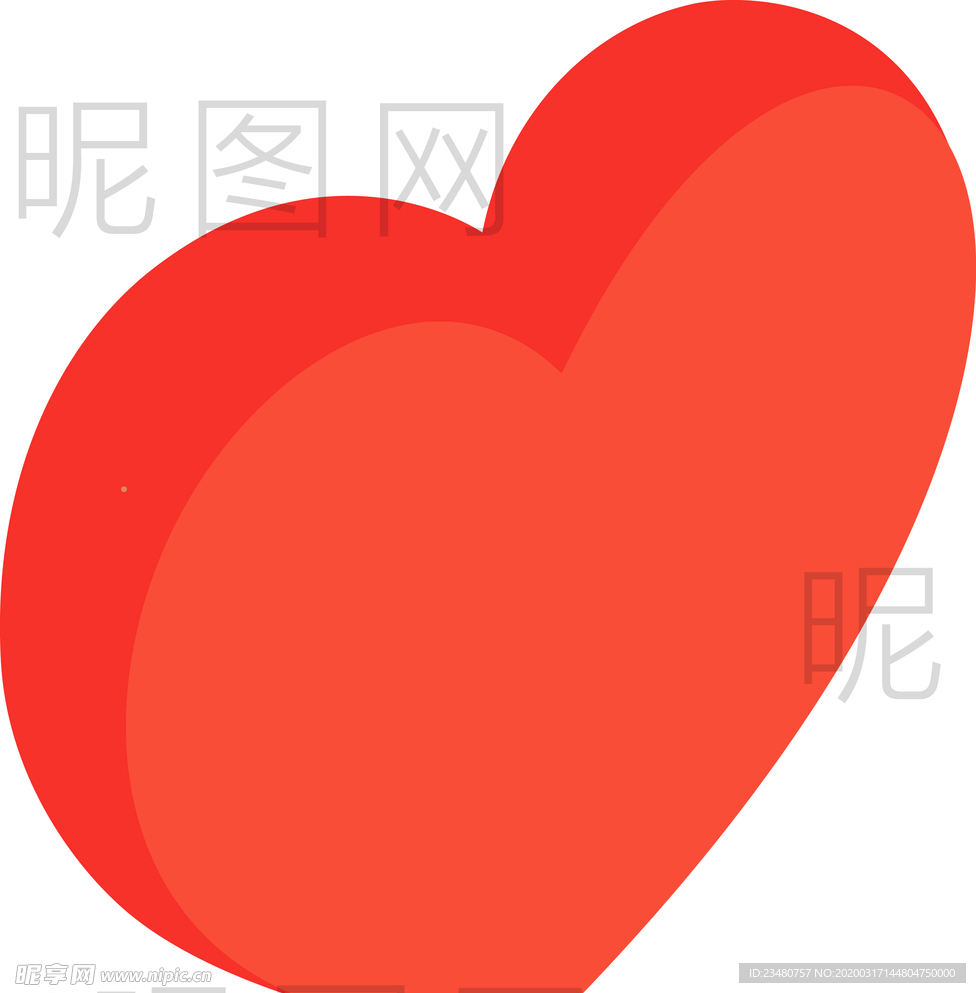 红心UI标识标志LOGO