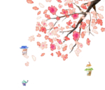 水墨传统国风花朵