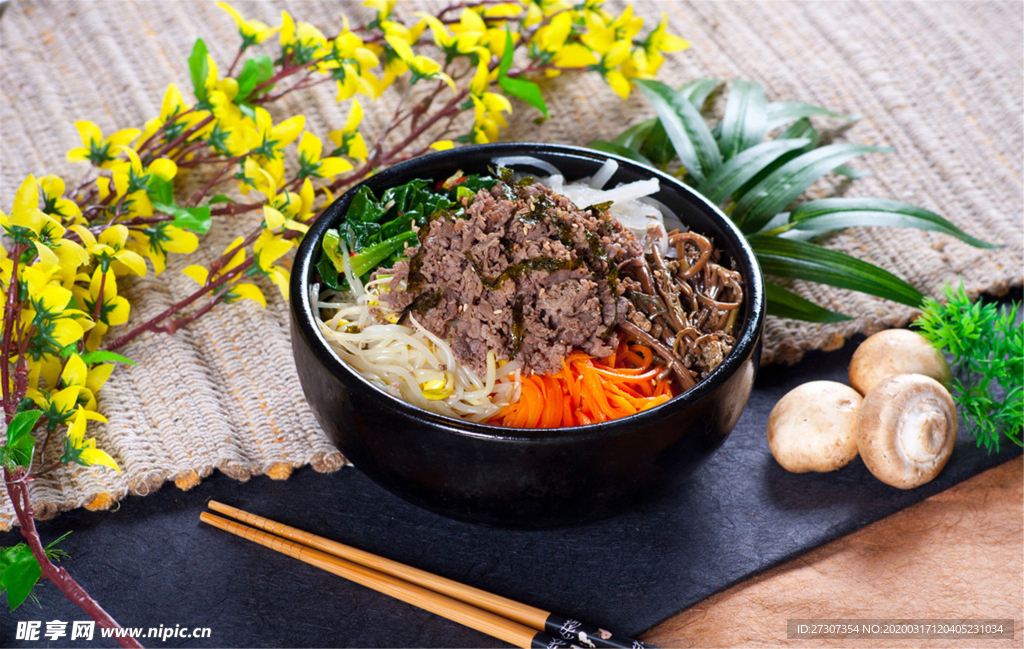 石锅烤肉拌饭