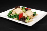小青菜煎豆腐