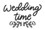 婚礼婚庆英文字体设计