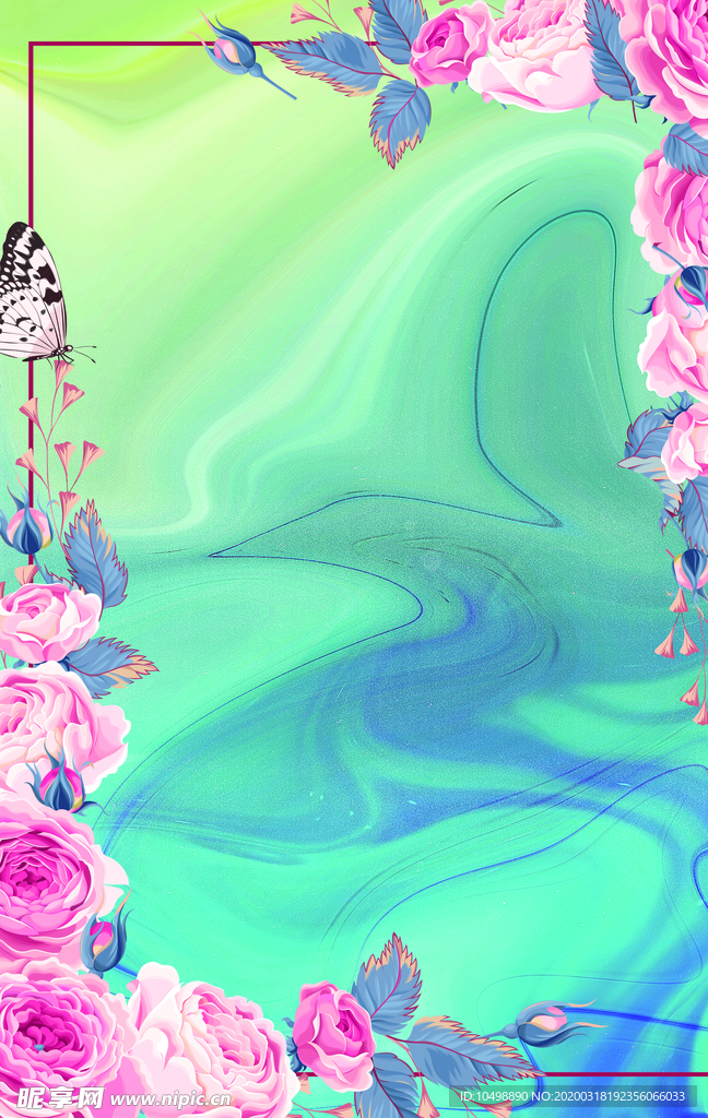 花 蝴蝶
