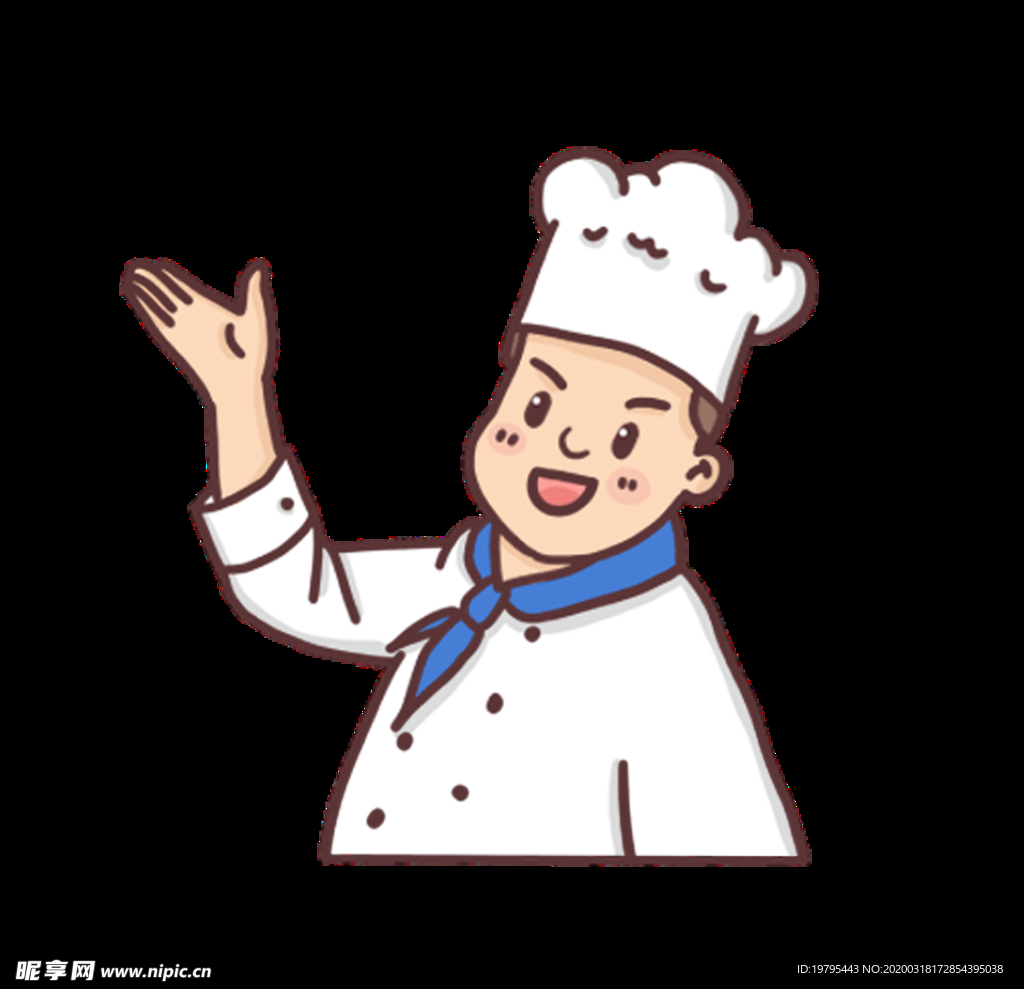 卡通厨师